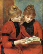Pierre Renoir Young Girls Reading Germany oil painting artist